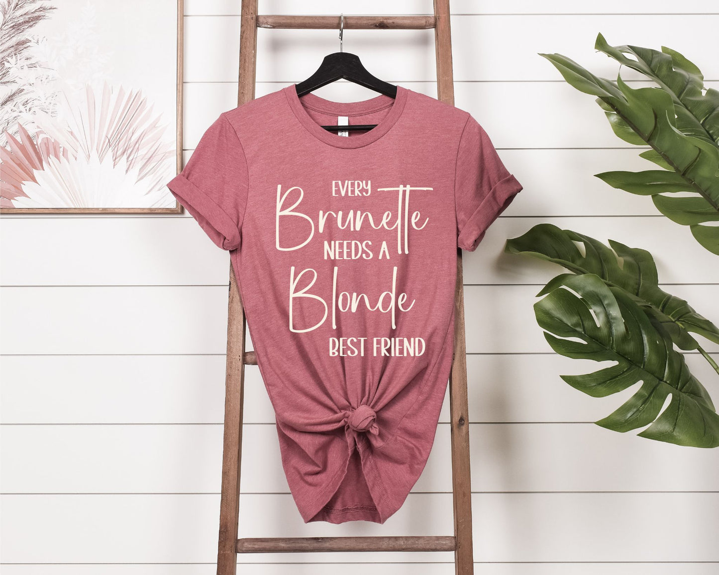 Every Brunette Needs a Blonde BFF (HeatherMauve/HeatherPeach/HeatherNavy/Navy)