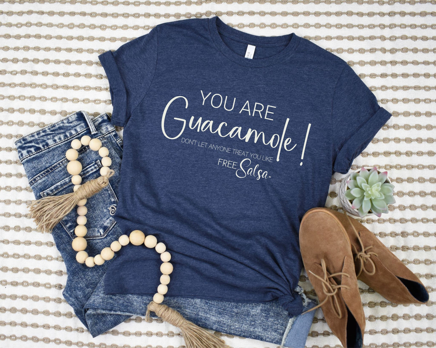 You Are Guacamole (HeatherMauve/HeatherNavy/Navy)