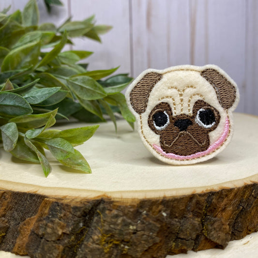 Pug Dog Feltie